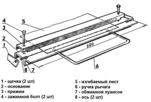 Чертеж листоверта