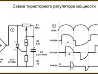 Регулятор мощности тиристорный