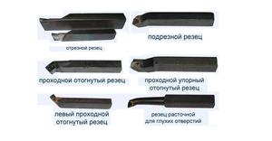 Виды токарных резцов
