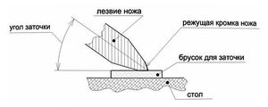 Основные правила заточки ножей