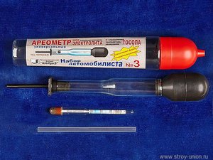 Применение ареометра