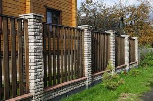 Забор для частного дома